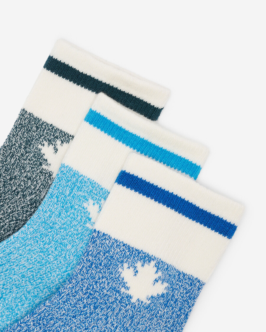 paquete de 3 calcetines de arce para niños