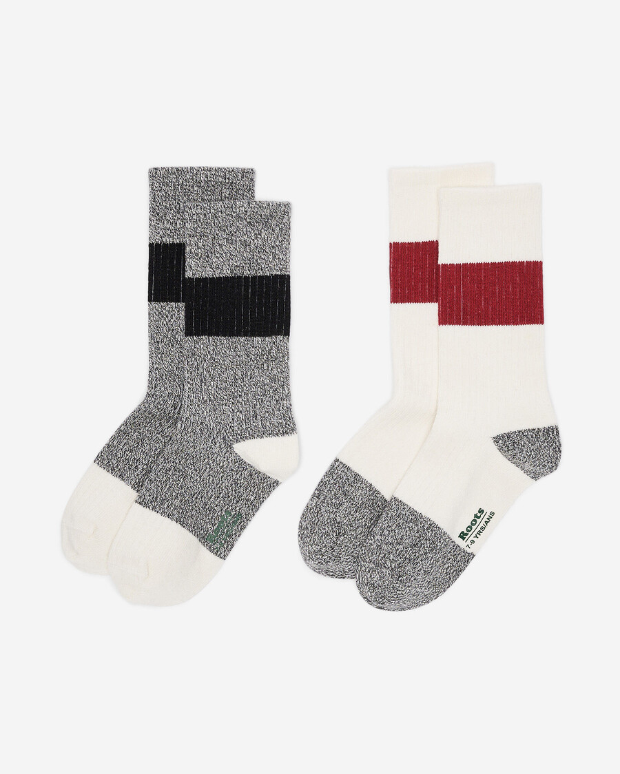 pack de 2 calcetines infantiles estilo cabaña