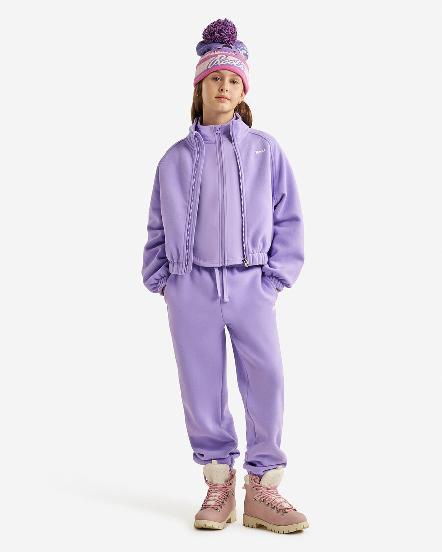 chaqueta deportiva cálida y activa para niñas