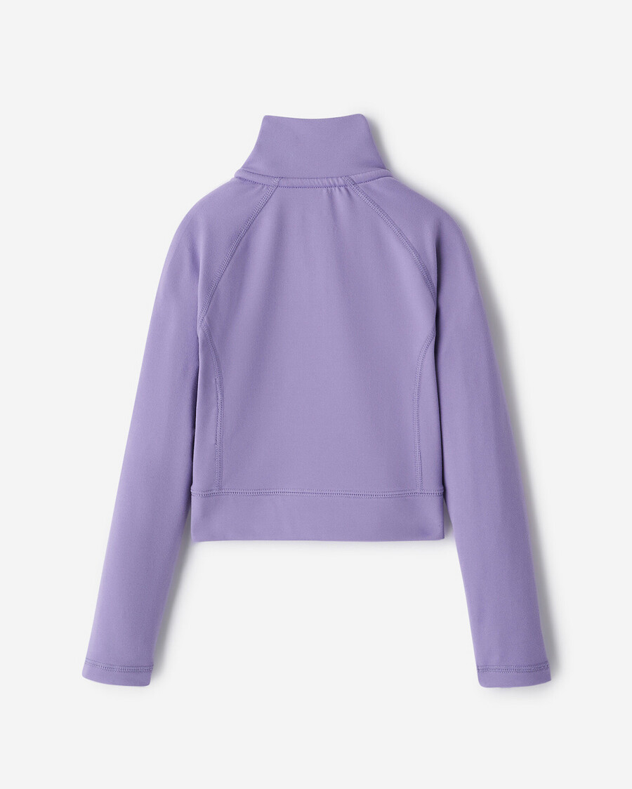 chaqueta deportiva con cremallera activa para niñas pequeñas