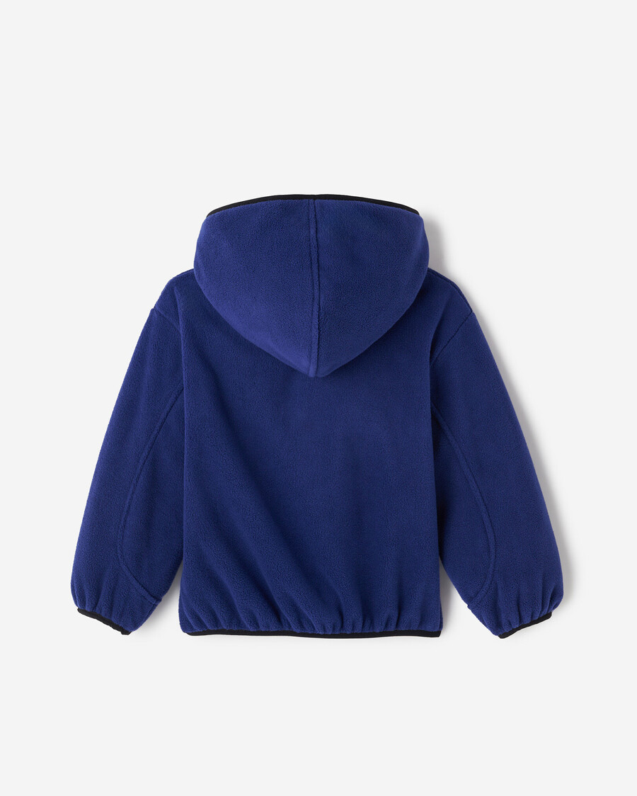 sudadera con capucha y cremallera completa de microfibra activa para niños pequeños