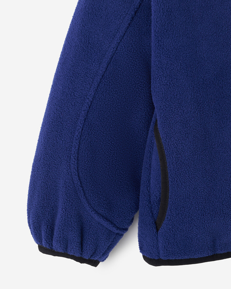 sudadera con capucha y cremallera completa de microfibra activa para niños pequeños