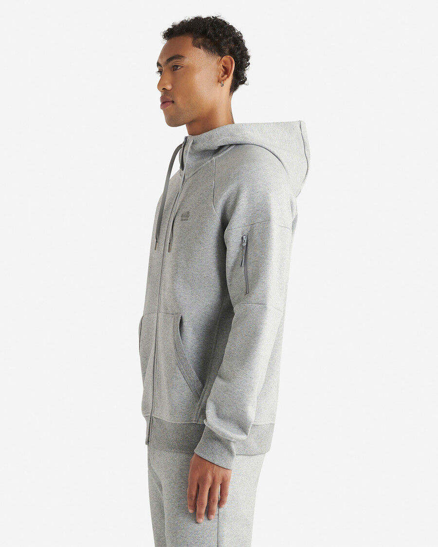 sudadera con capucha y cremallera completa recover interlock
