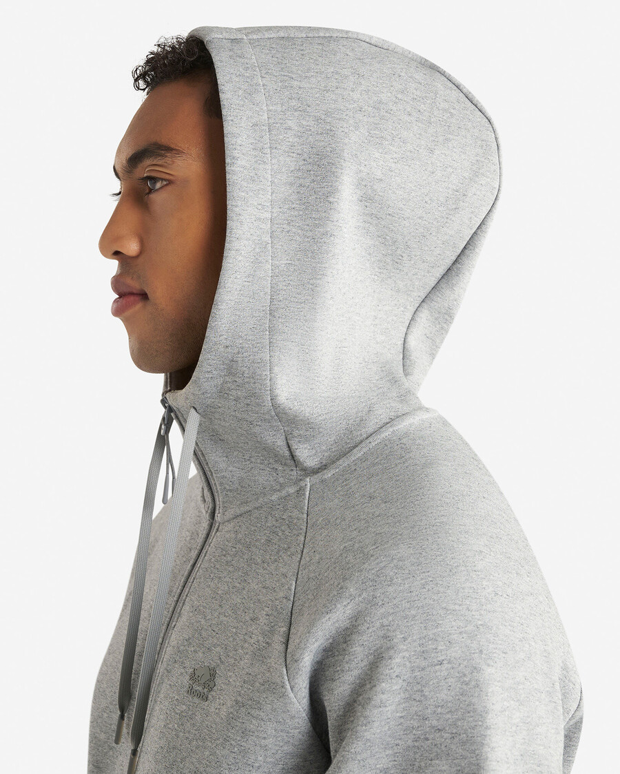 sudadera con capucha y cremallera completa recover interlock