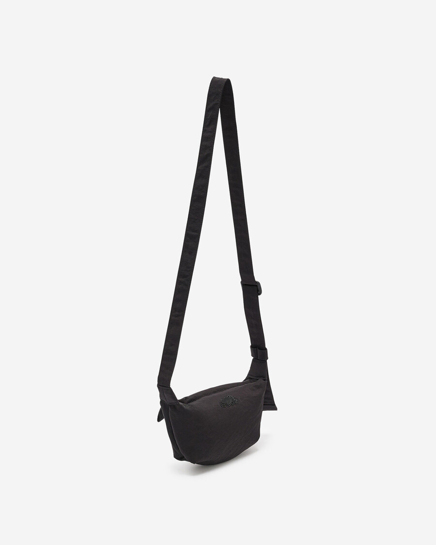 bolso pequeño de media luna de nailon