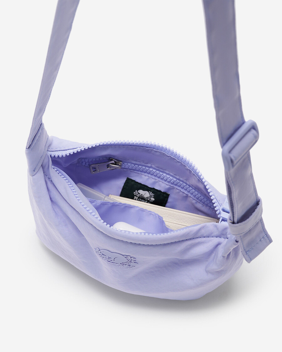 bolso pequeño de media luna de nailon