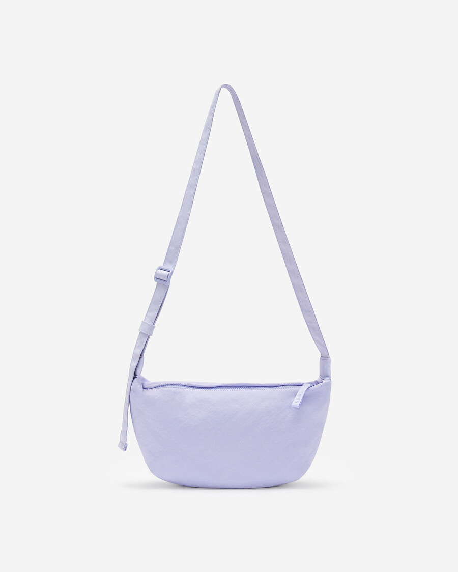 bolso mediano de media luna de nailon