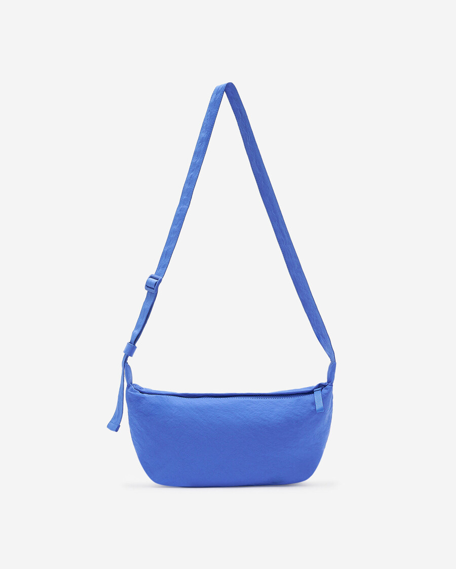 bolso mediano de media luna de nailon