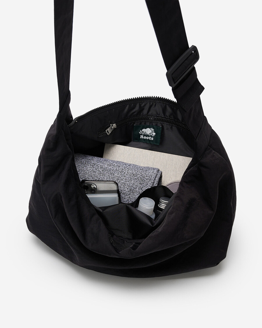 bolsa de media luna xl de nailon