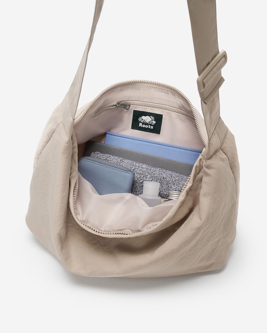 bolsa de media luna xl de nailon