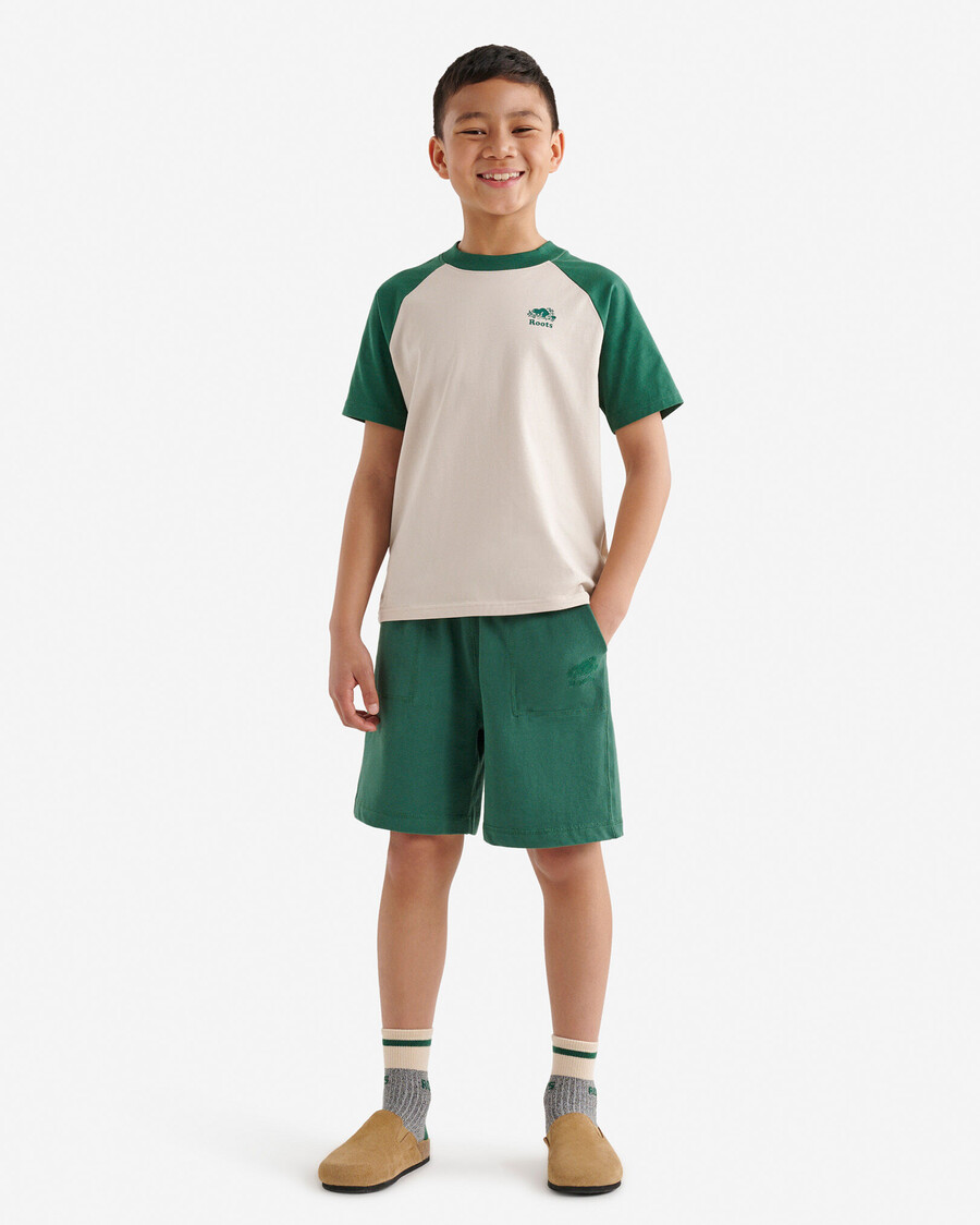 pantalón corto de jersey pesado cooper para niños
