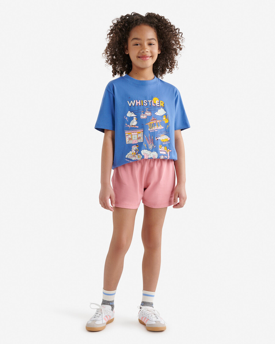 camiseta corta cooper heavy jersey para niñas