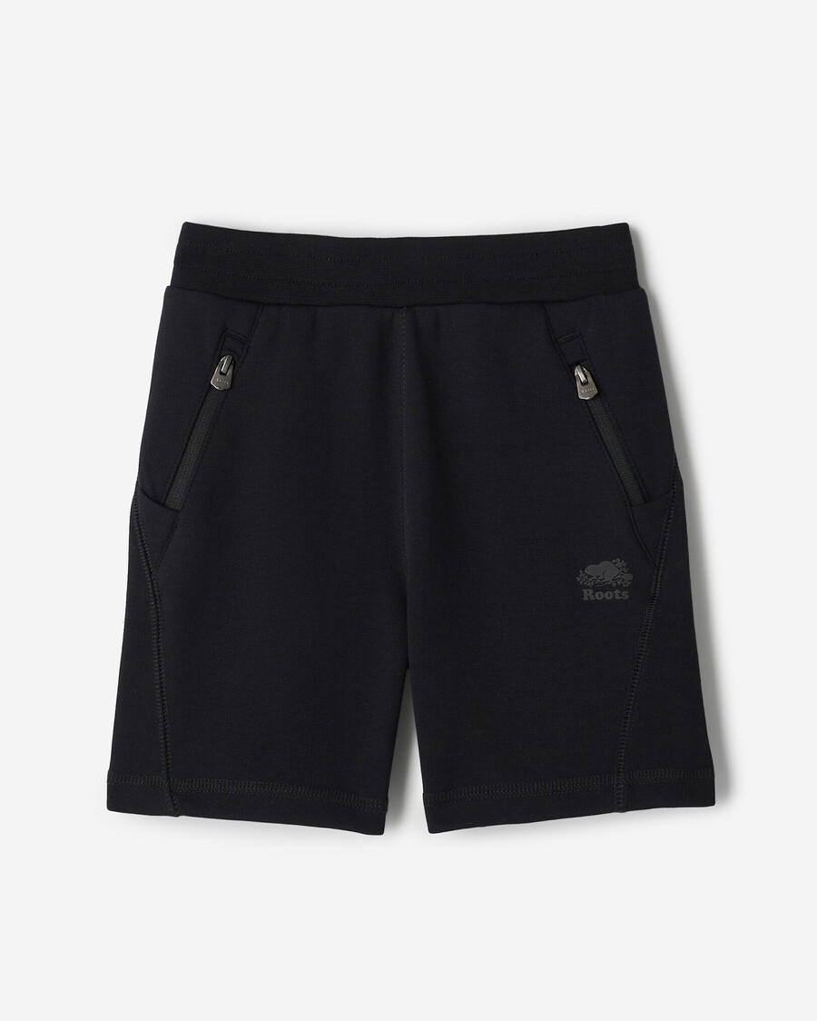 pantalón corto de interlock activo para niños pequeños