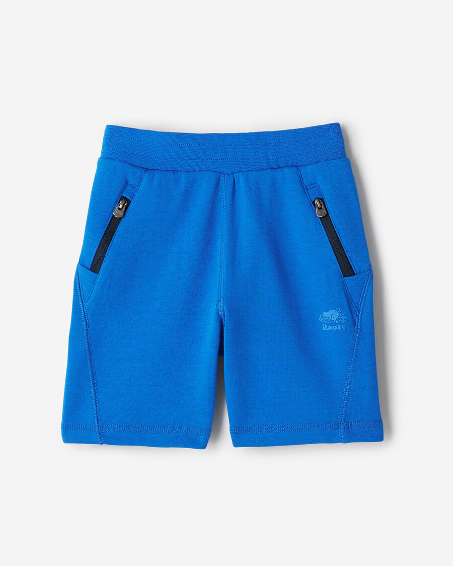 pantalón corto de interlock activo para niños pequeños