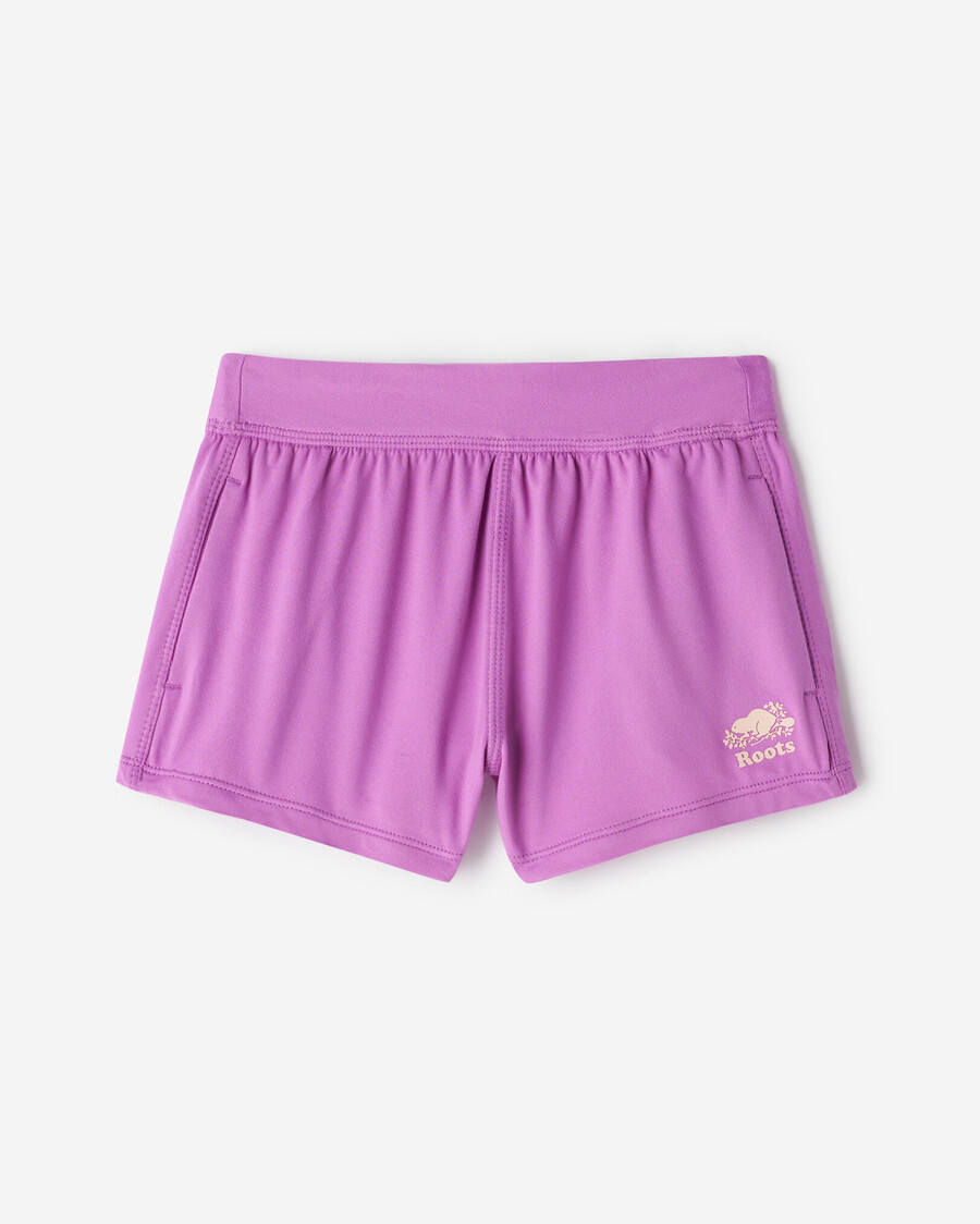 pantalón corto deportivo para niñas pequeñas