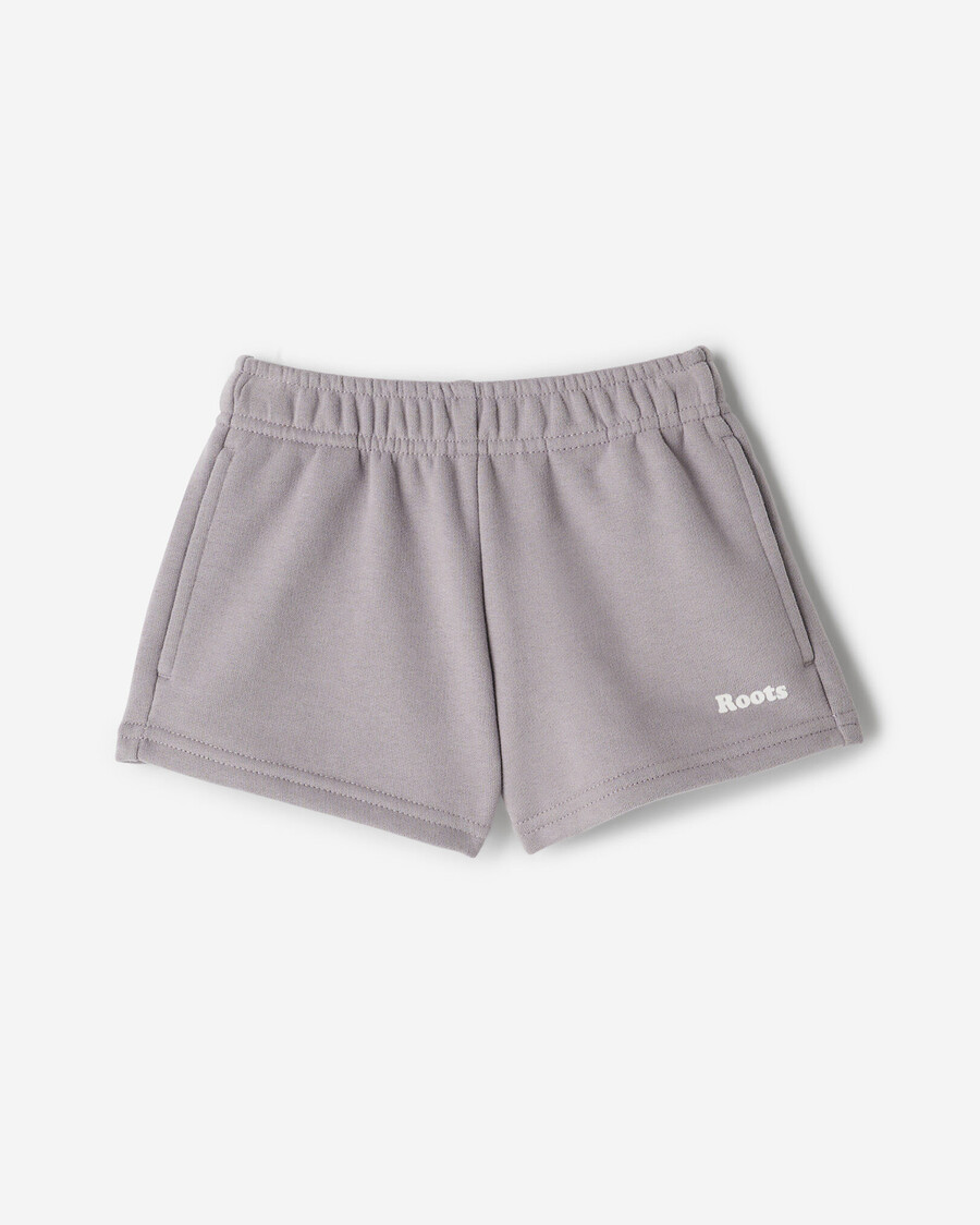 pantalón corto de verano con nubes para niñas pequeñas