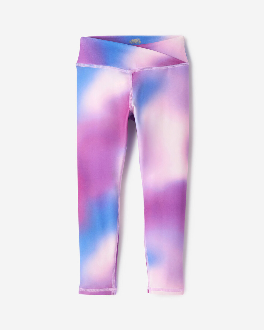 leggings envolventes activos para niñas pequeñas