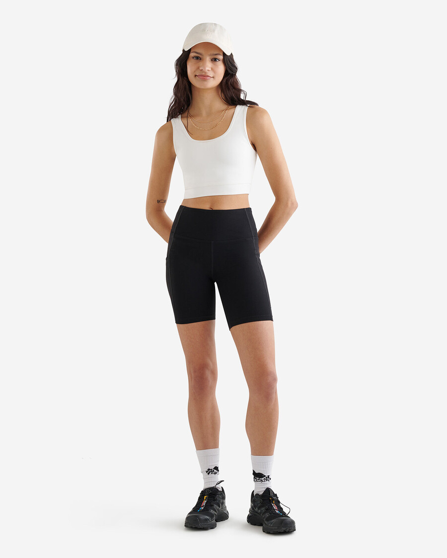 pantalones cortos de bicicleta de bolsillo restore de 7 pulgadas