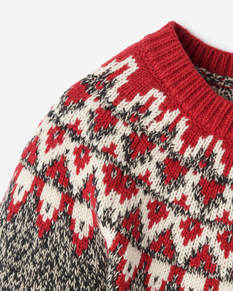 vestido tipo suéter baby cabin fair isle