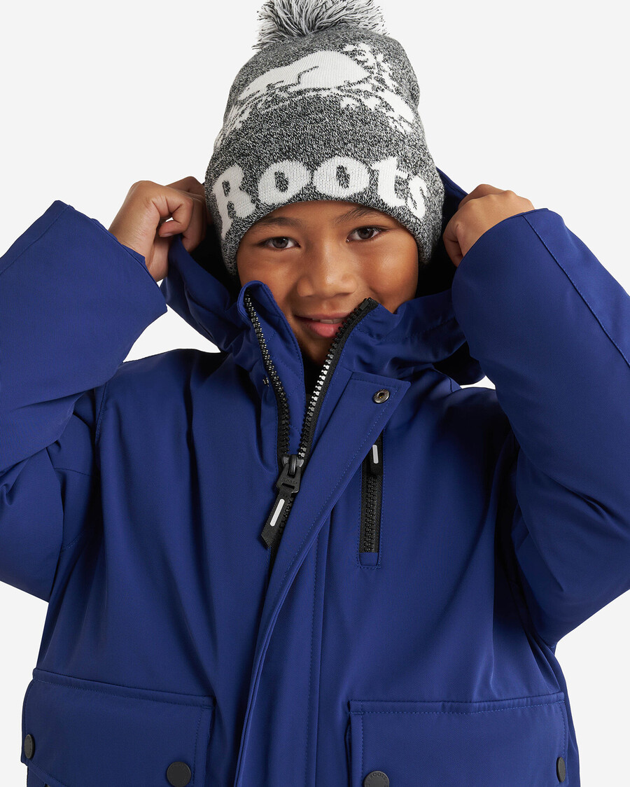 parka técnica roots para niños