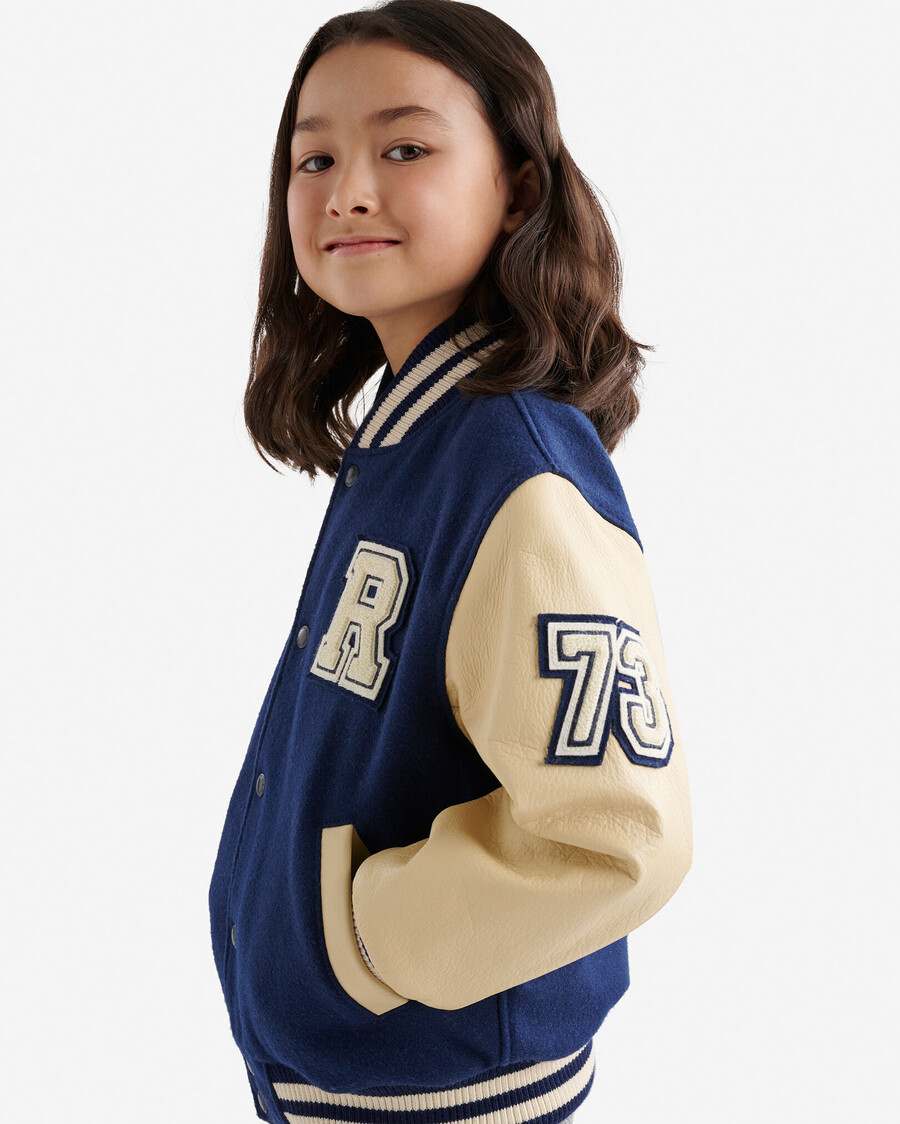 chaqueta universitaria vintage para niños 2.0