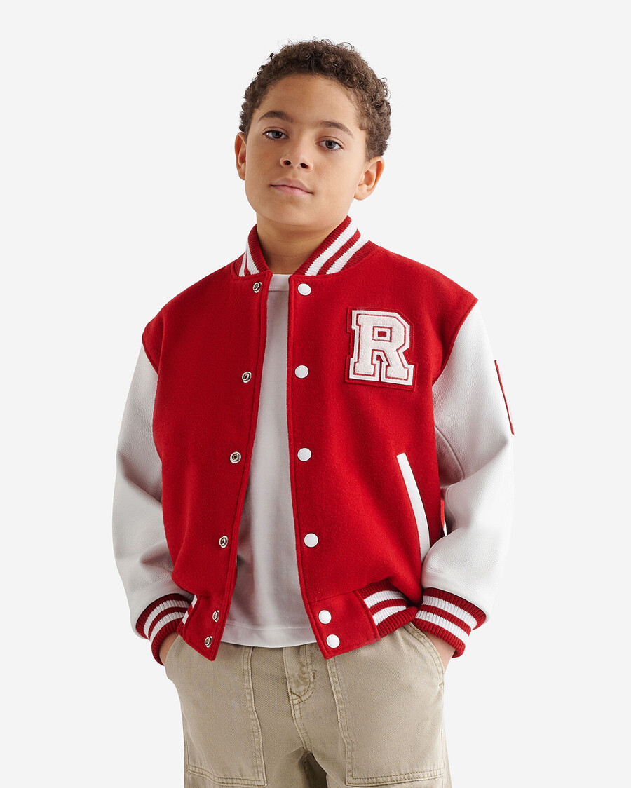 chaqueta universitaria vintage para niños 2.0