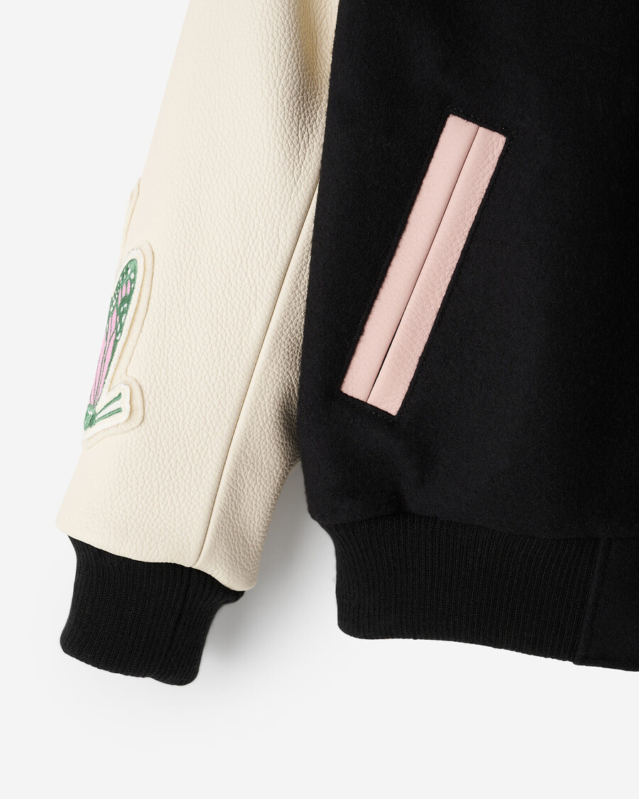 chaqueta universitaria infantil roots x wicked