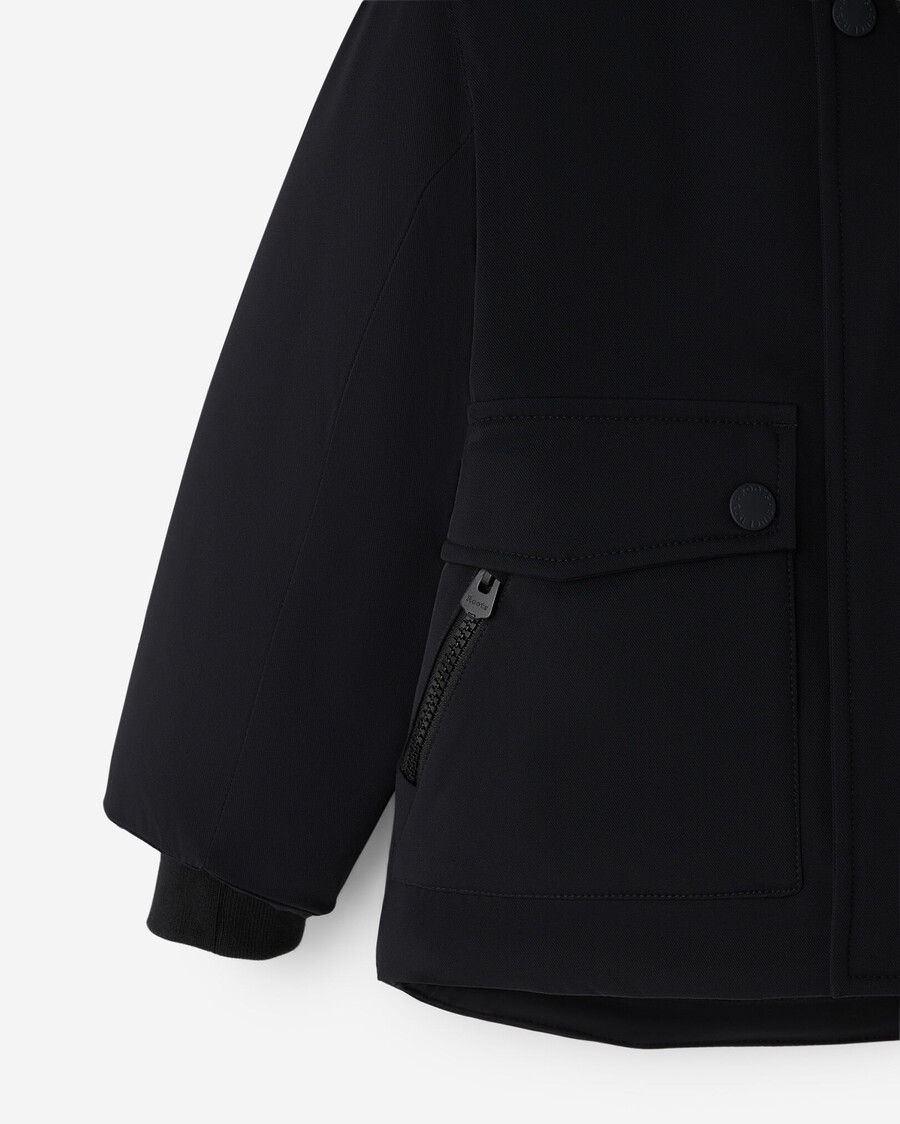 parka técnica roots para niños pequeños
