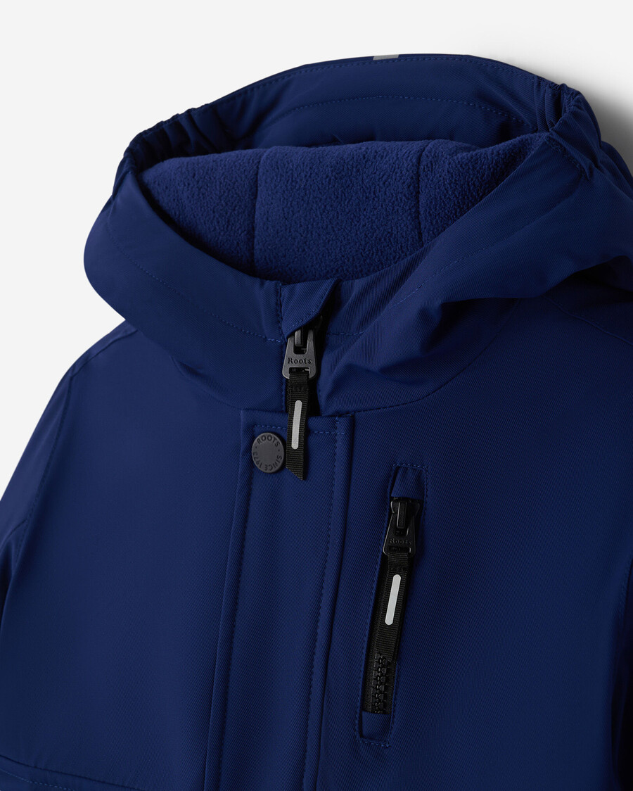 parka técnica roots para niños pequeños