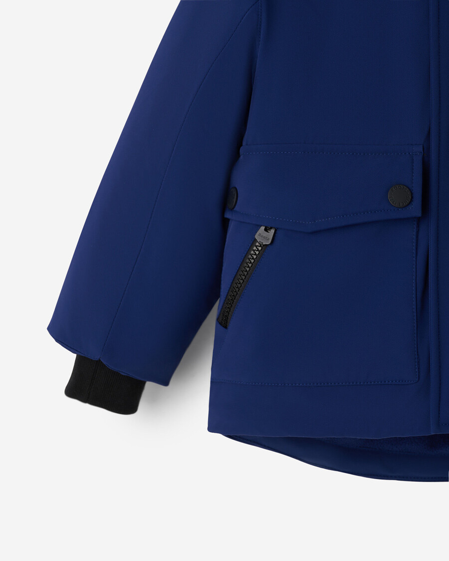 parka técnica roots para niños pequeños