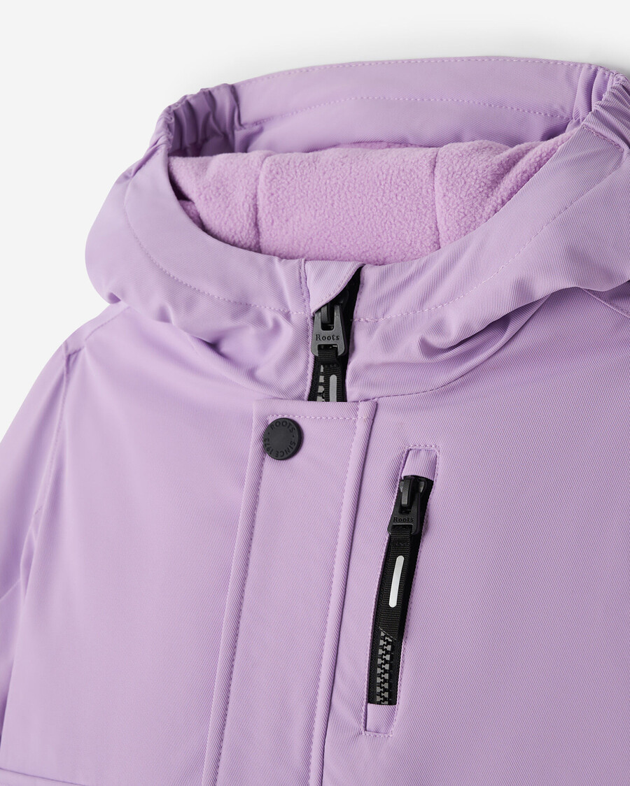 parka técnica roots para niños pequeños