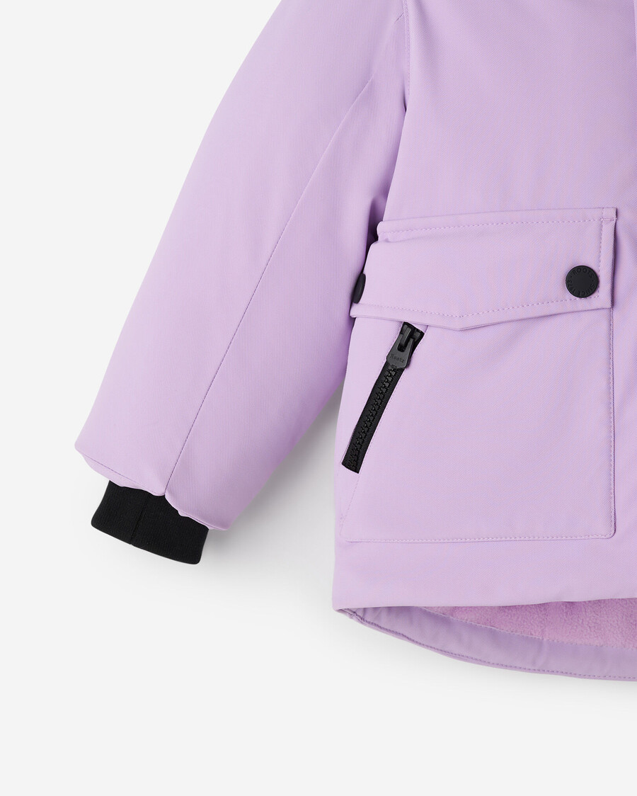 parka técnica roots para niños pequeños