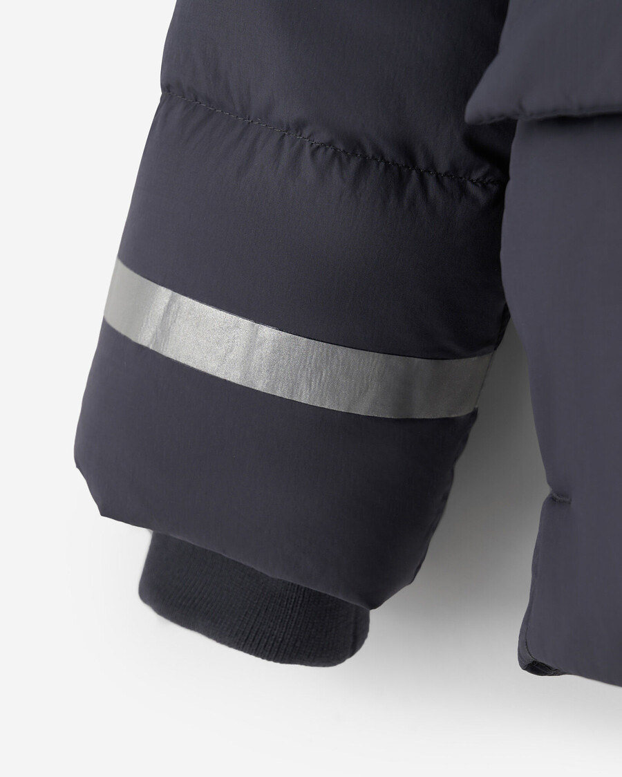 abrigo acolchado roots down para niños pequeños
