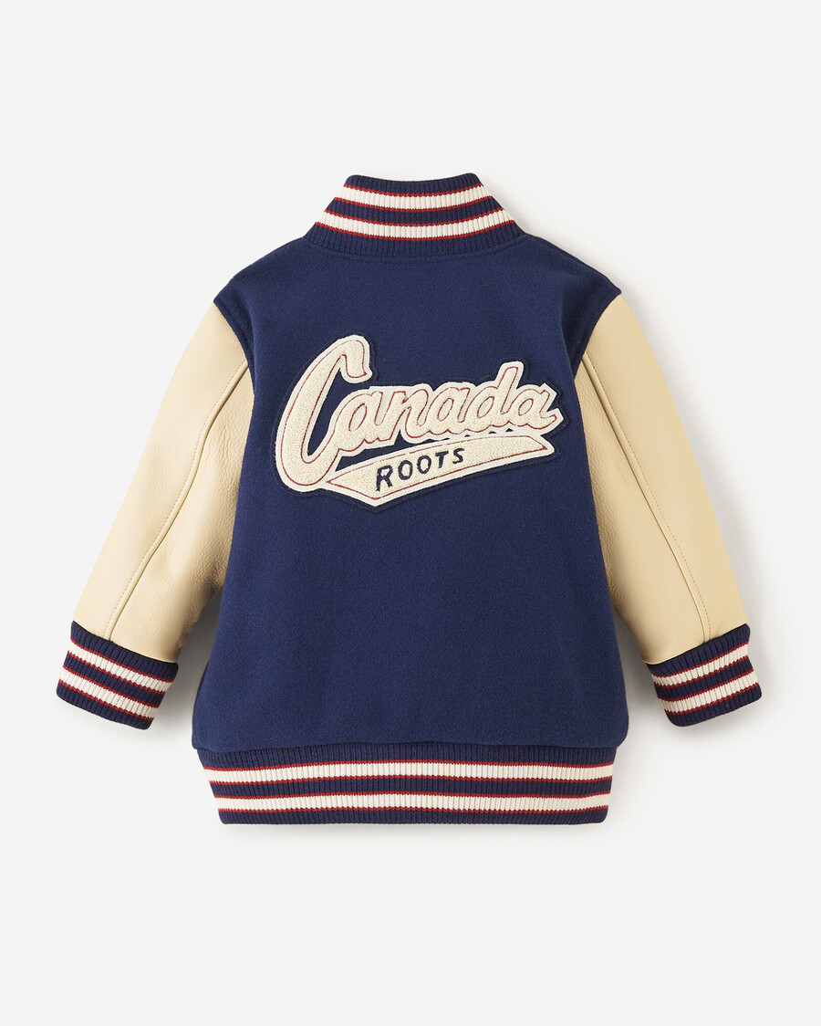 chaqueta universitaria canadiense para niños pequeños 2.0