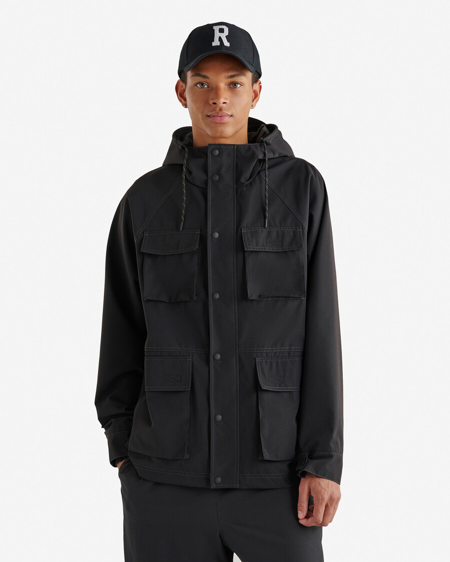chaqueta de campo con capucha