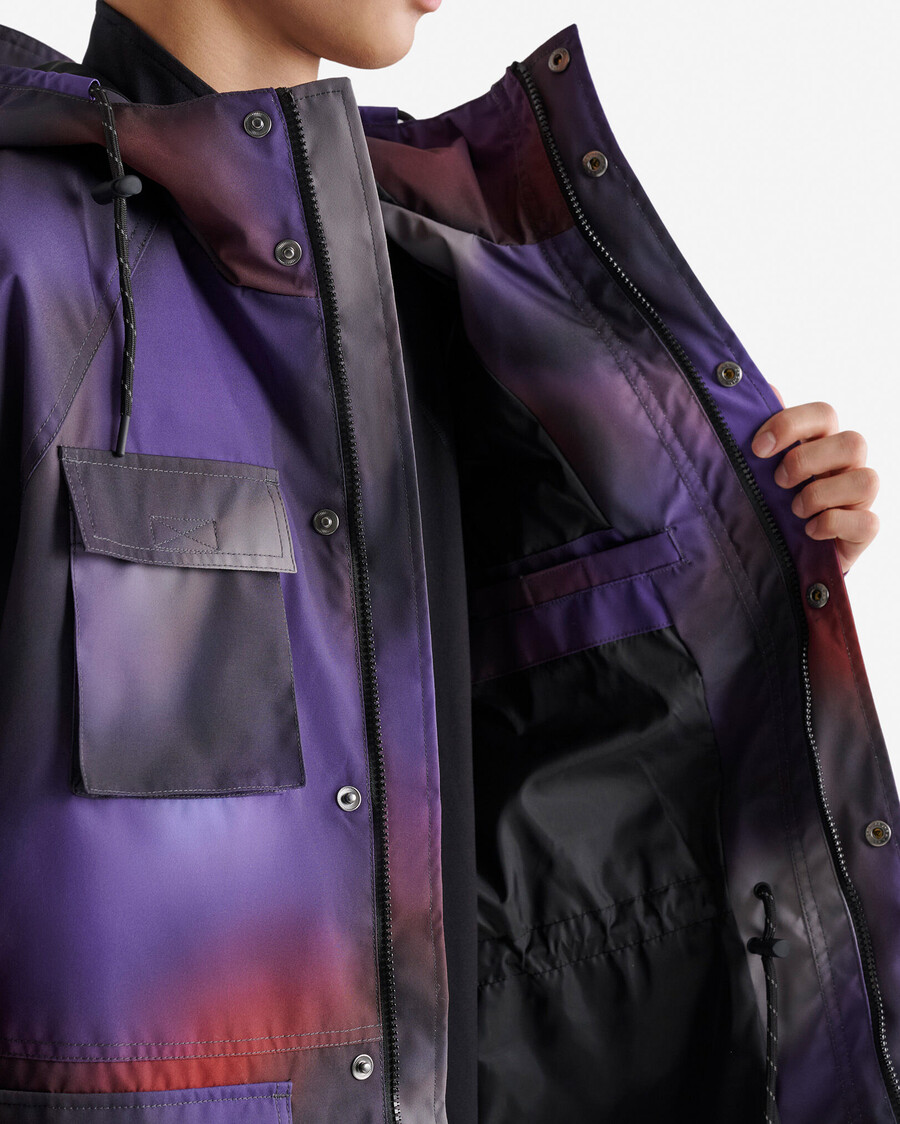 chaqueta de campo con capucha