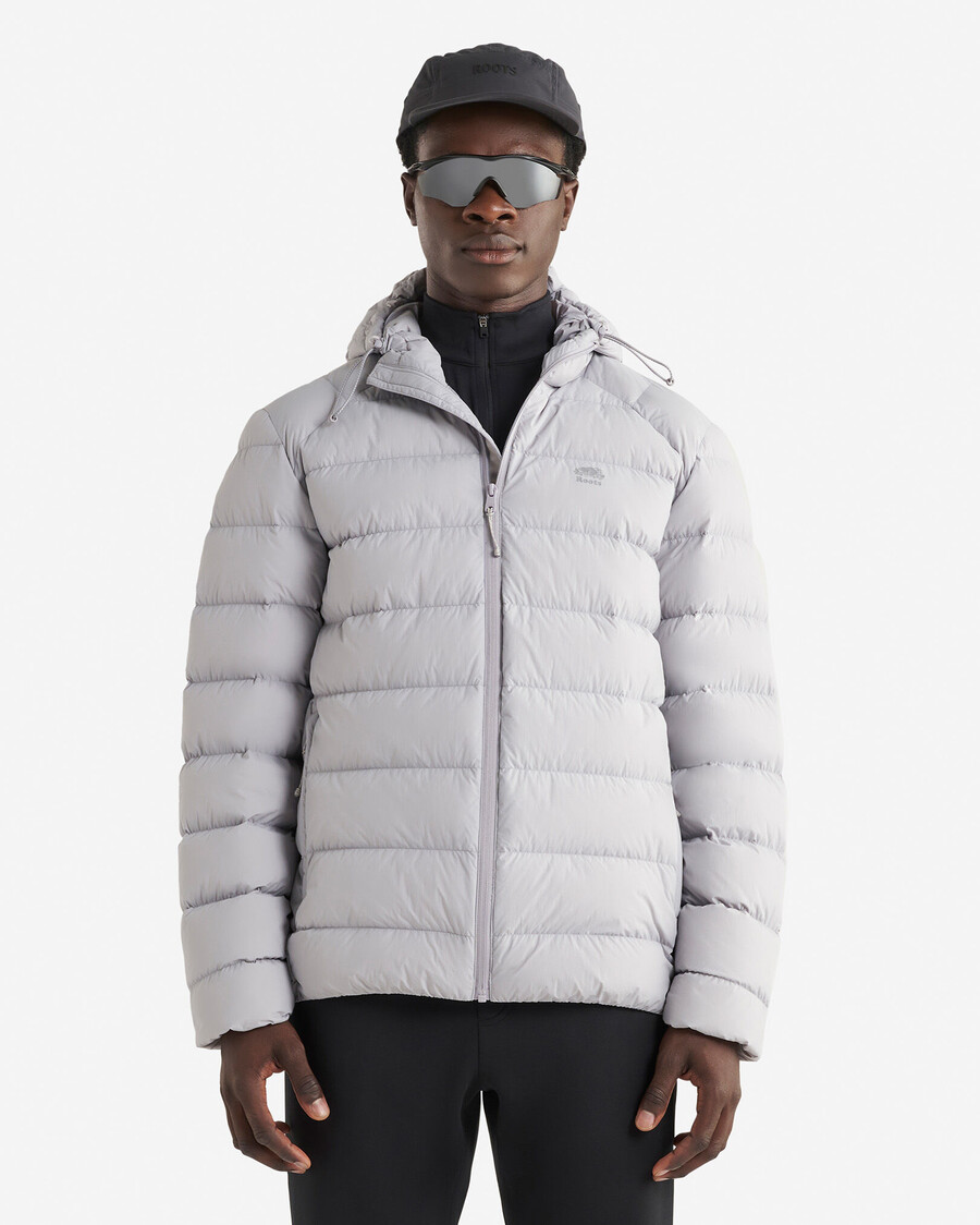 chaqueta plegable roots down