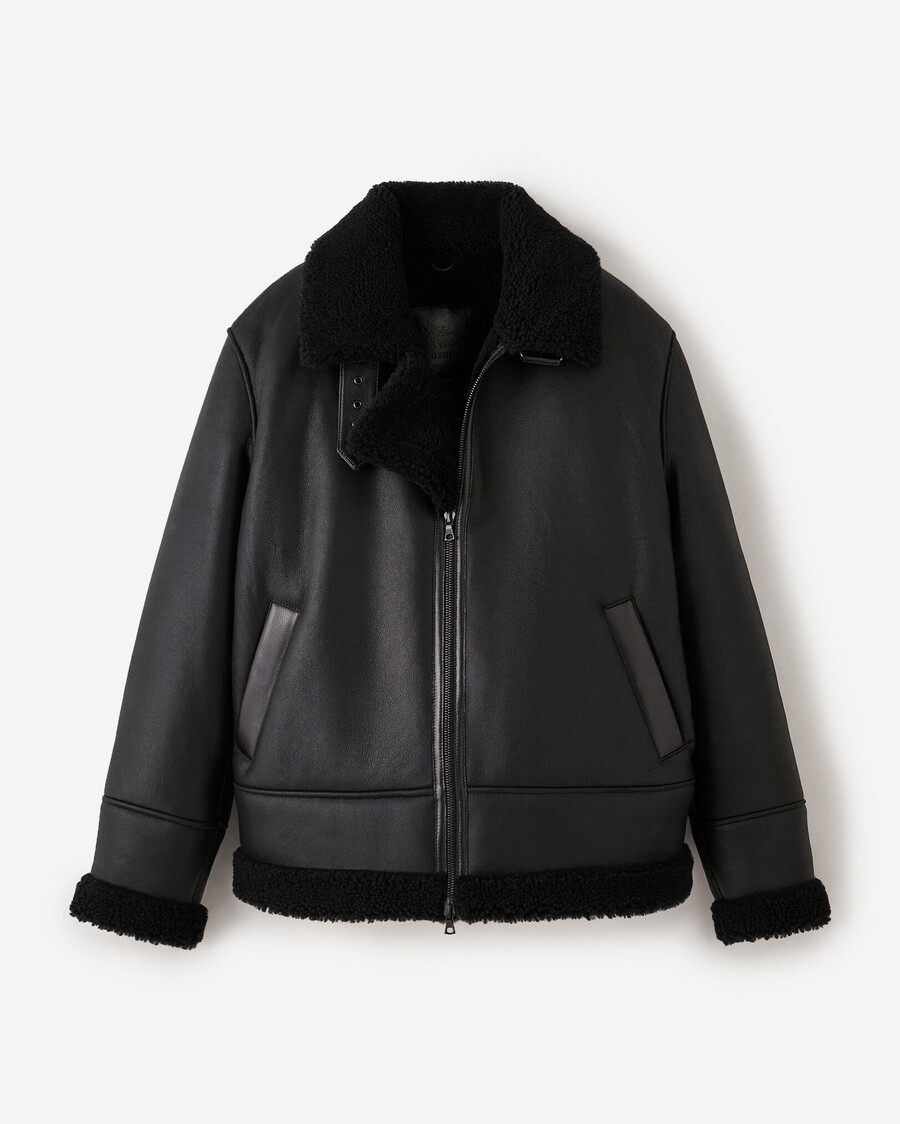 chaqueta de piel de oveja