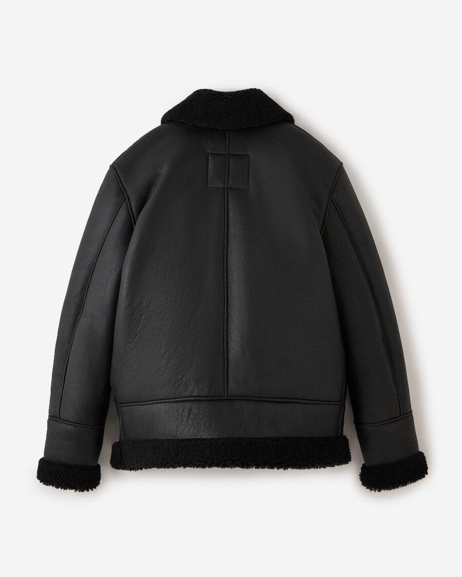 chaqueta de piel de oveja