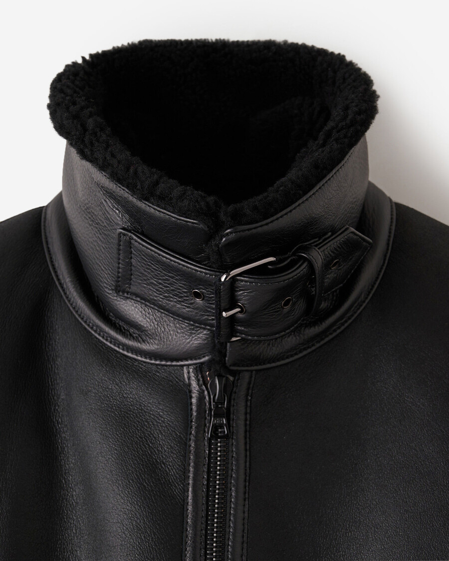 chaqueta de piel de oveja