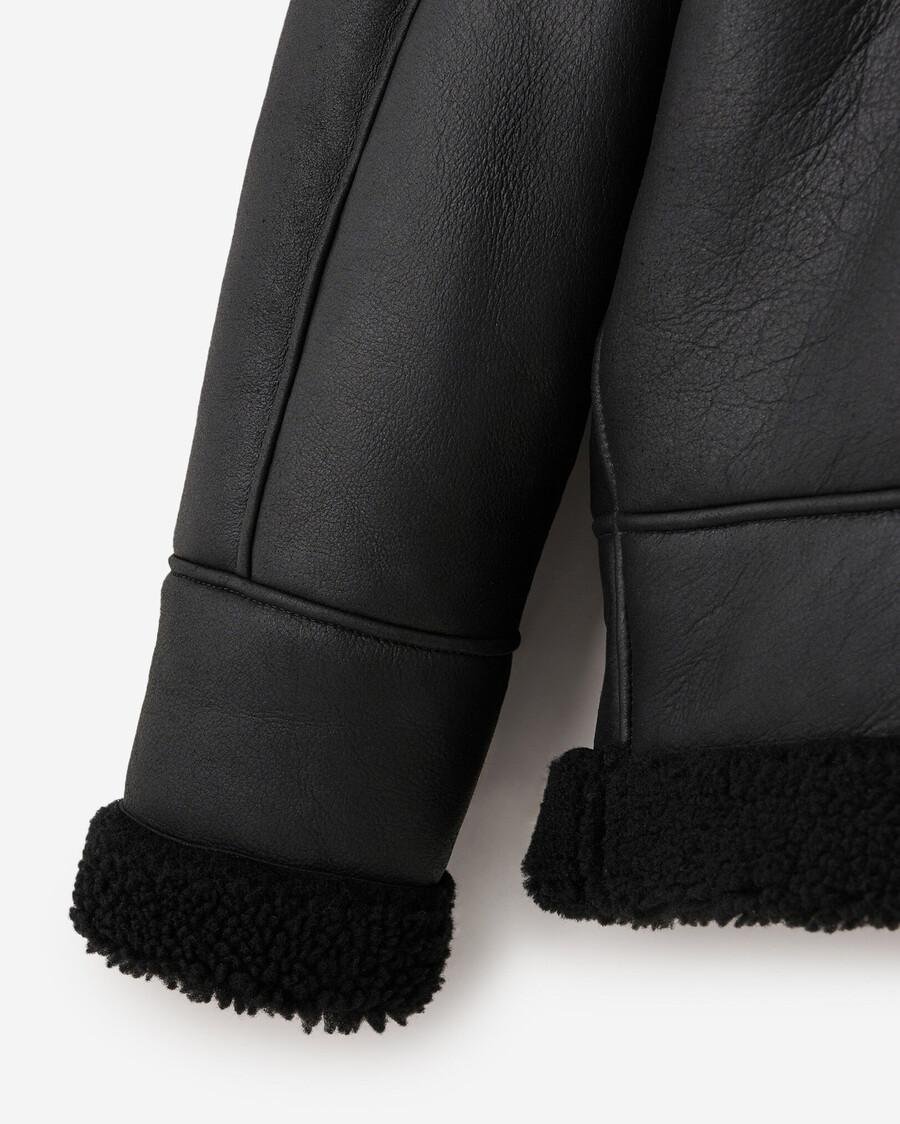 chaqueta de piel de oveja