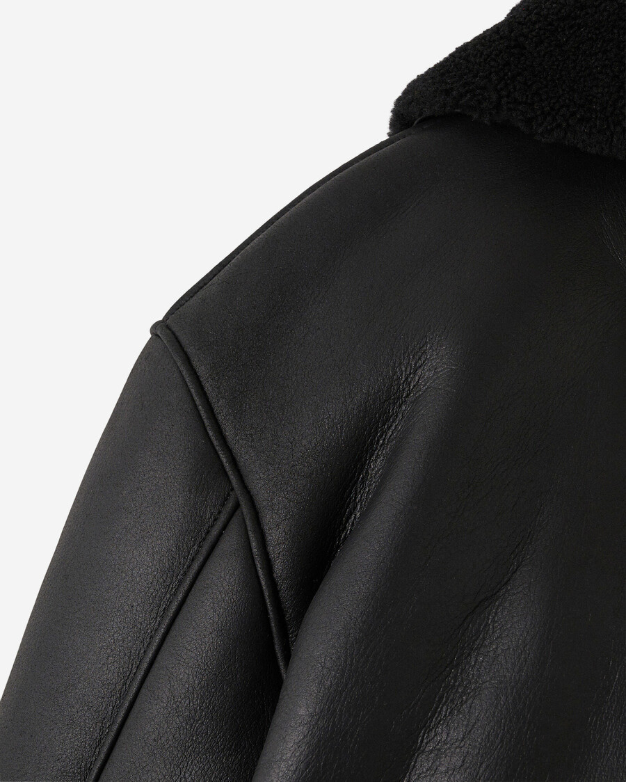chaqueta de piel de oveja