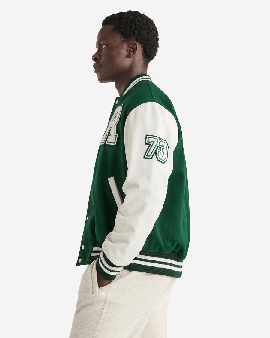 chaqueta universitaria vintage para hombre