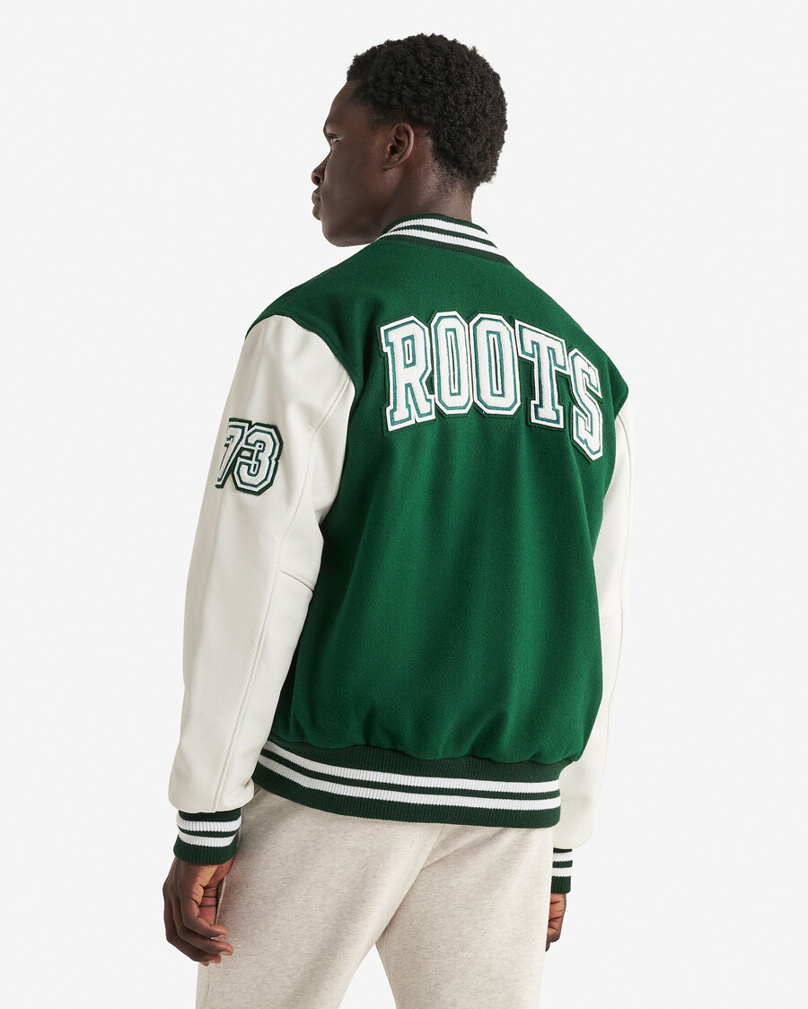 chaqueta universitaria vintage para hombre