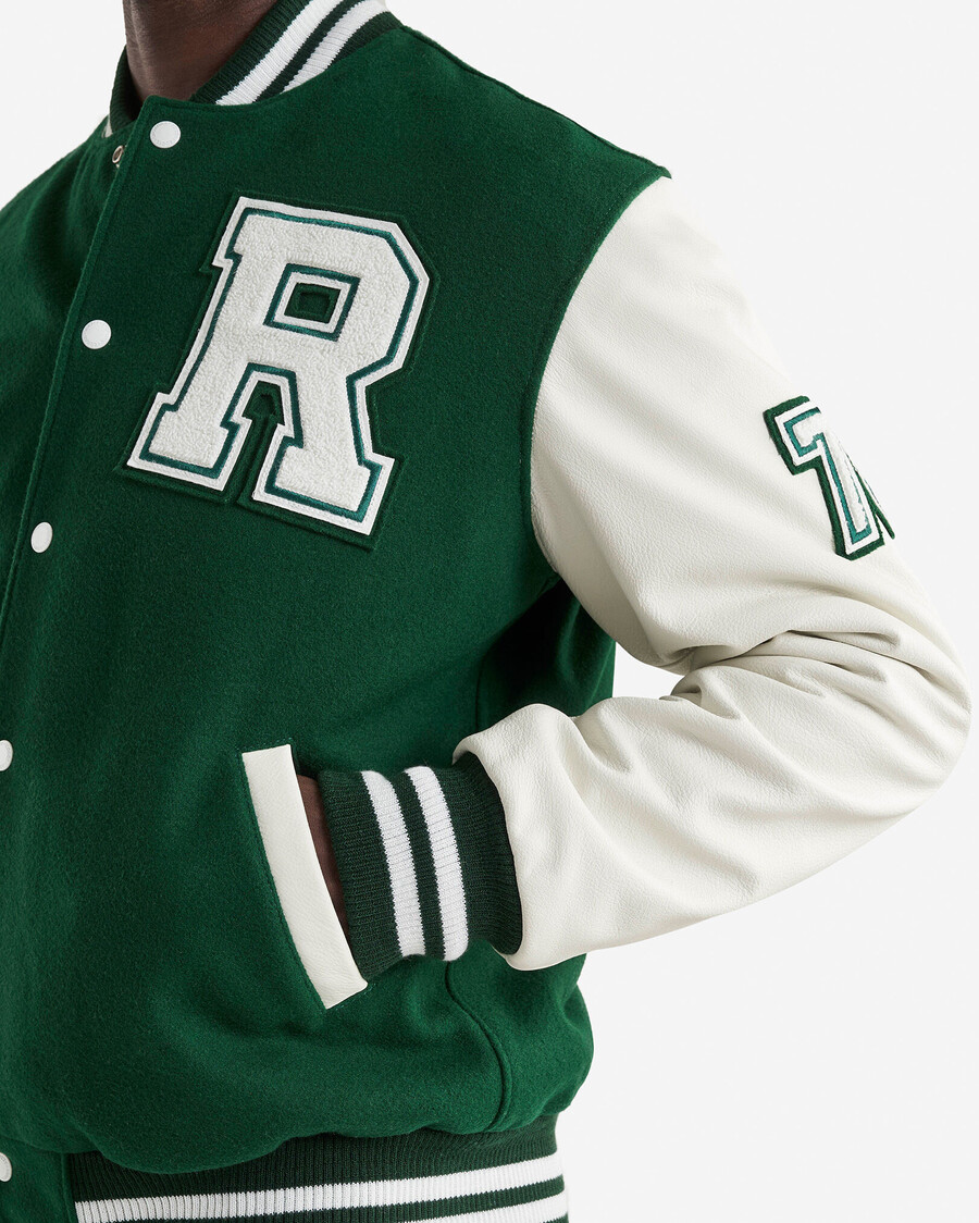 chaqueta universitaria vintage para hombre