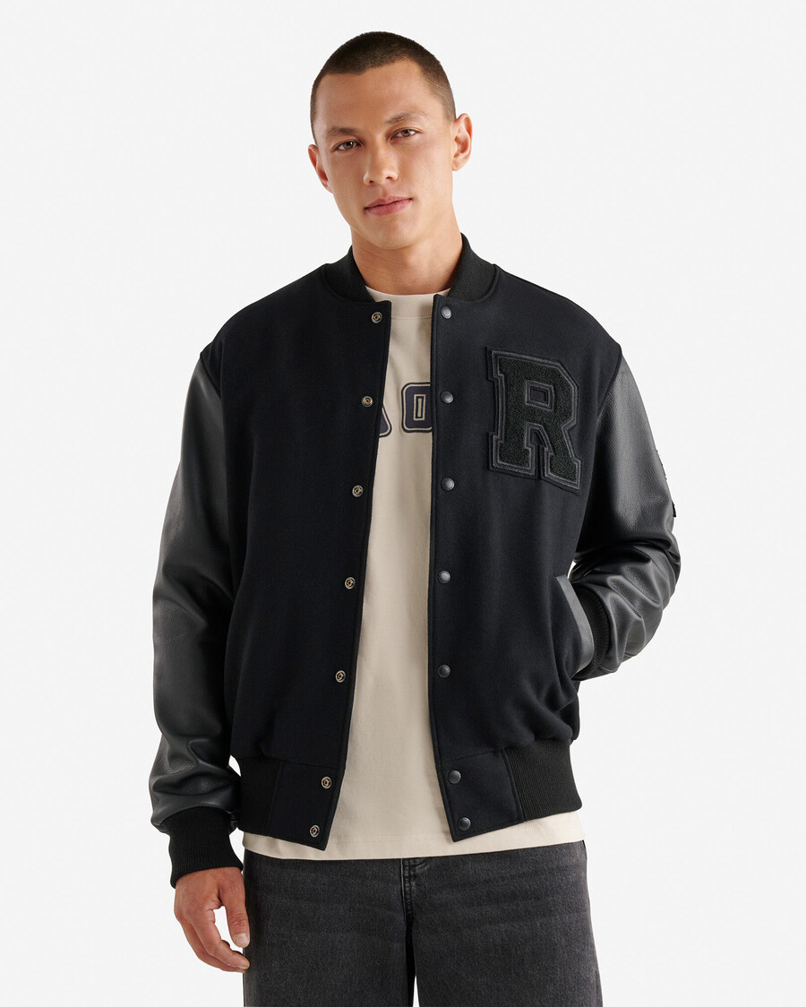 chaqueta universitaria vintage para hombre