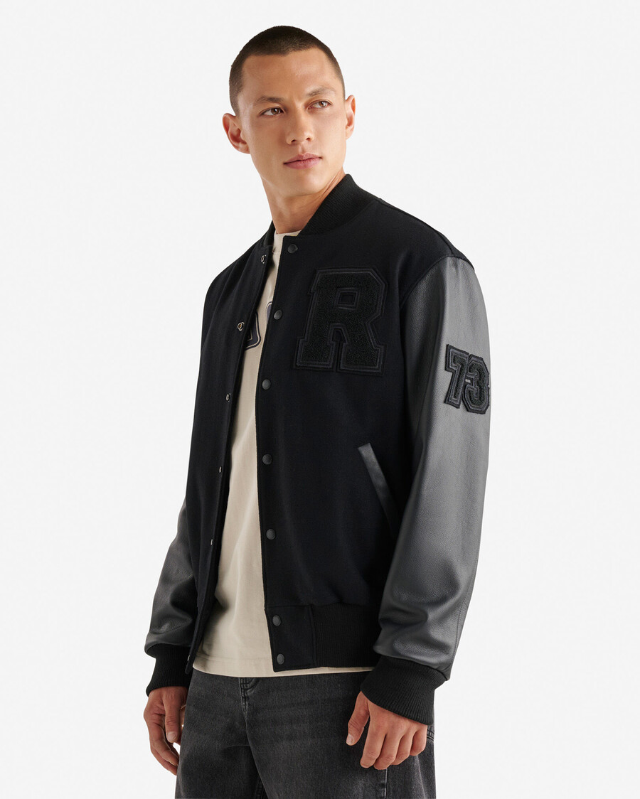 chaqueta universitaria vintage para hombre