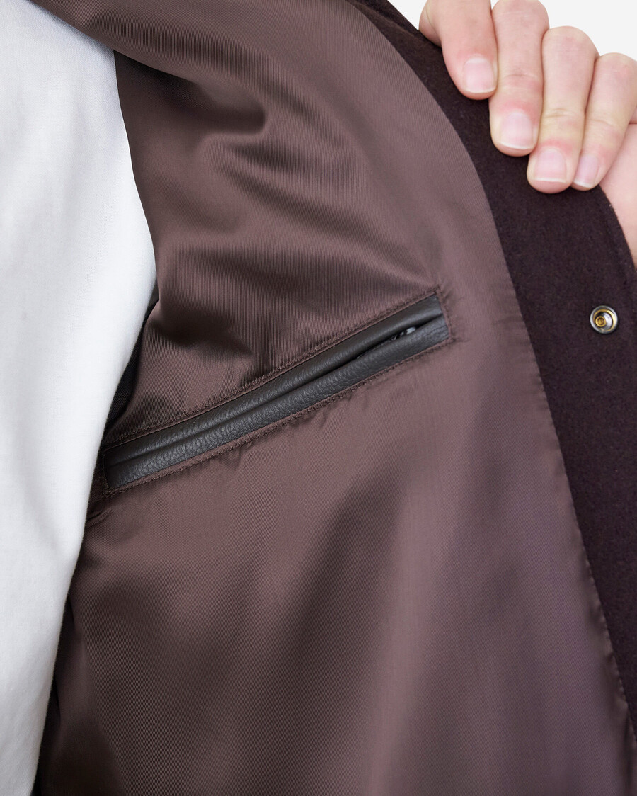 chaqueta universitaria clásica para hombre
