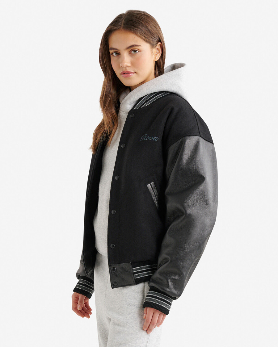 chaqueta universitaria vintage de mathews
