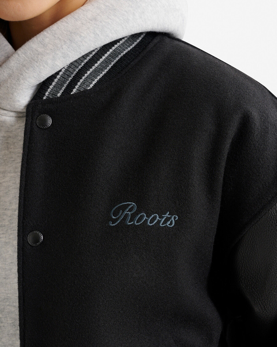 chaqueta universitaria vintage de mathews